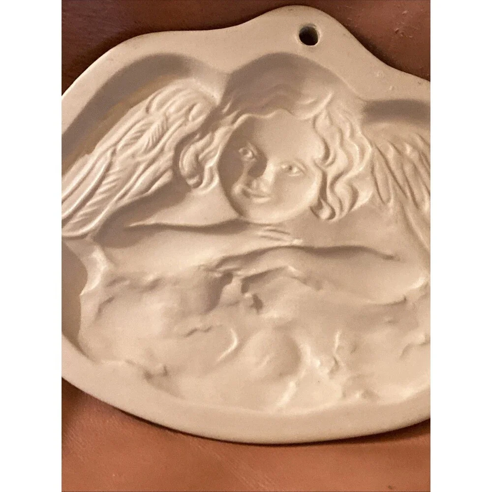 2 BROWN BAG COOKIE ART MOLD Cherub And Cupid